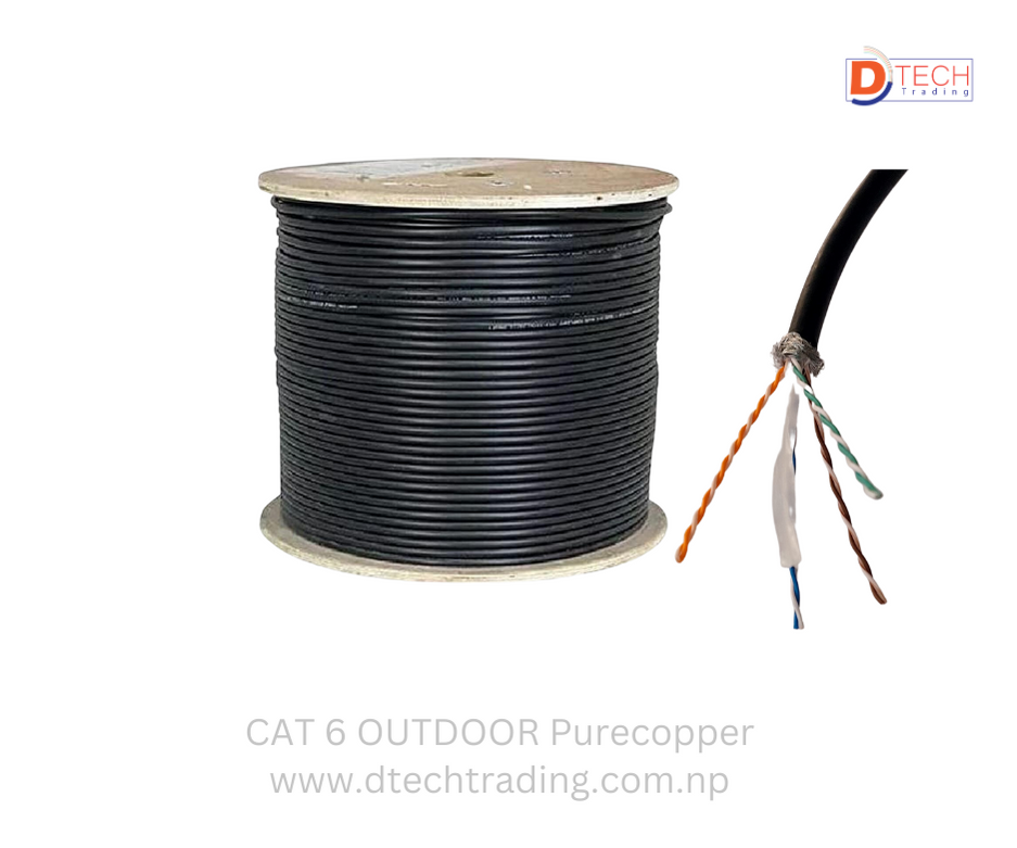 CAT6 Cable Pure Copper 305mtr (Outdoor)